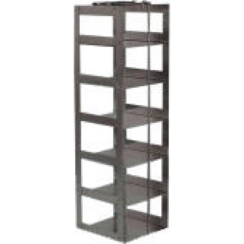 Argos Technologies Chest Freezer Vertical Rack for 3" Cryoboxes, Holds 6 Boxes, Stainless Steel (1 Rack)