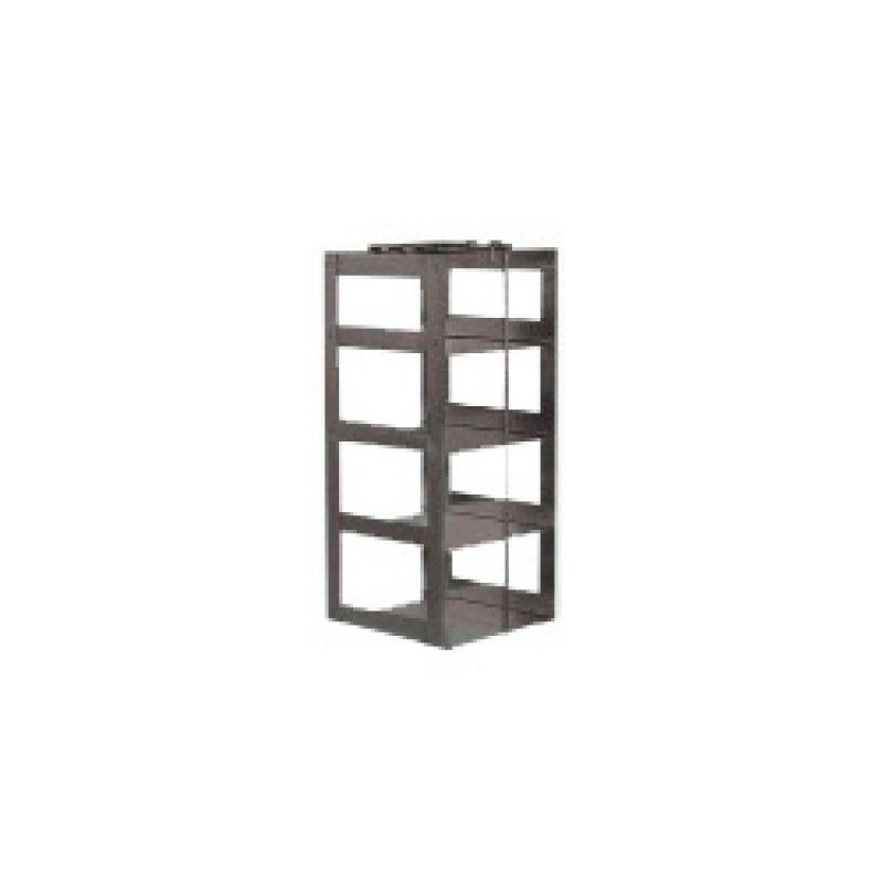 Argos Technologies Chest Freezer Vertical Rack for Matrix Boxes, Holds 4 Boxes, Stainless Steel (1 Rack)