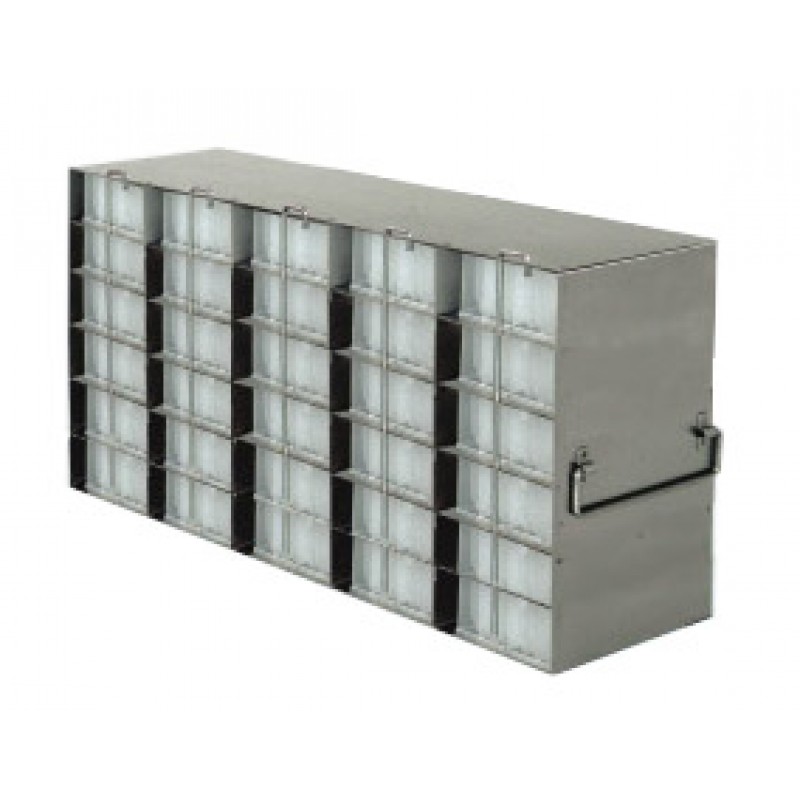 Argos Technologies Upright Freezer Rack for 96 - Well  Plates, Holds 30 Plates, Stainless Steel (1 Rack)