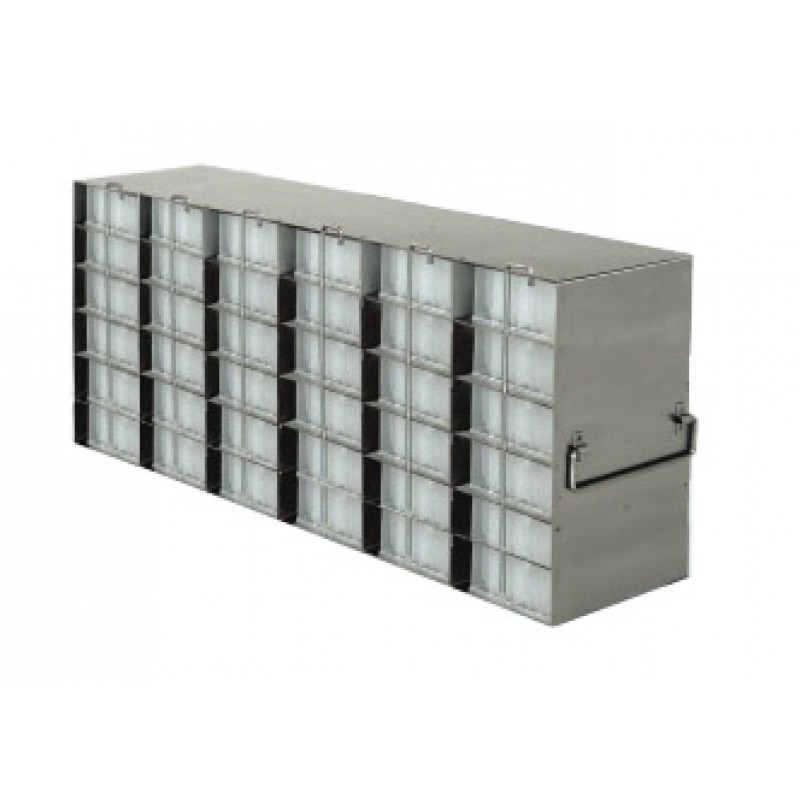 Argos Technologies Upright Freezer Rack for 96 - Well  Plates, Holds 36 Plates, Stainless Steel (1 Rack)