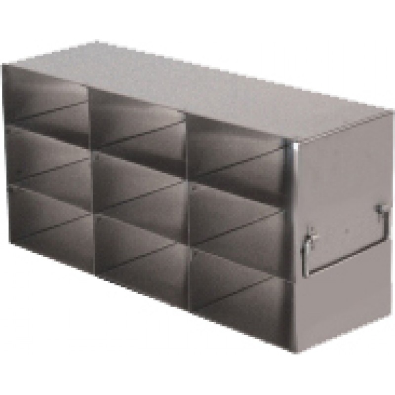 Argos Technologies Upright Freezer Rack for Matrix Boxes, Holds 30 Boxes, Stainless Steel (1 Rack)