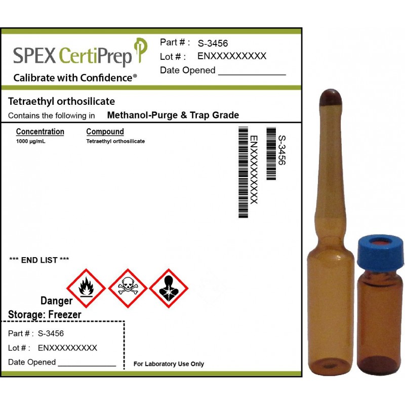 Tetraethyl orthosilicate, SPEX Certiprep S-3456