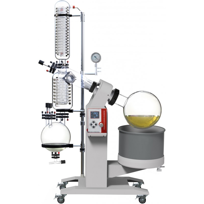 Across International SE26-UL UL Certified Ai SolventVap 2.6-Gallon/10L Rotary Evaporator w/ Motorized Lift