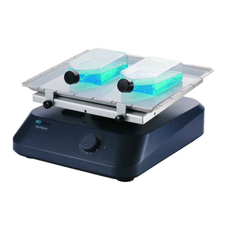 SCILOGEX SK-D1807-E Analog 3D Rocker, 7° angle, with Anti-Slip Tissue Culture Flask Platform, 100-220V, 50/60Hz, US Plug