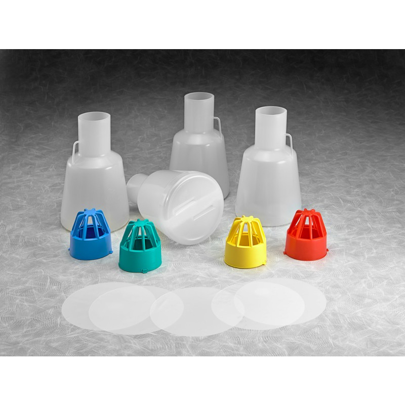 IBI Scientific SS-6002S Half Baffle Tunair Flask Kit with cap, 1 L, Silicone