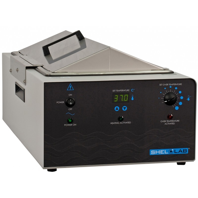 Shel Lab SWB23-2 23 L Water Bath, Digital Display, 11.5 x 19.5 x 6.2 "  Chamber Dimensions