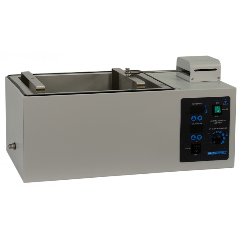 Shel Lab SWBR17-2 17 L Shaking Water Bath, Digital Display, 14.7 x 11.7 x 7.5 " Chamber Dimensions