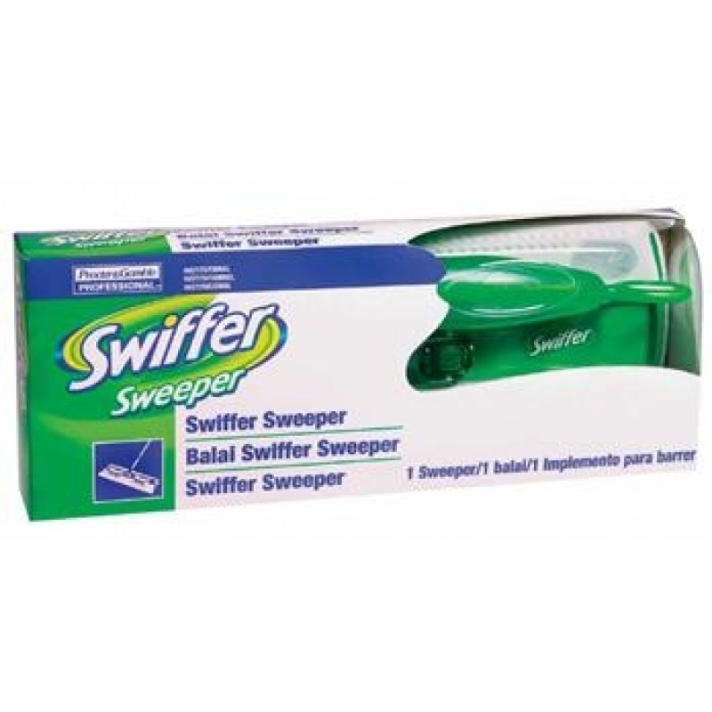 Swiffer 10 in. Green Sweeper Mop