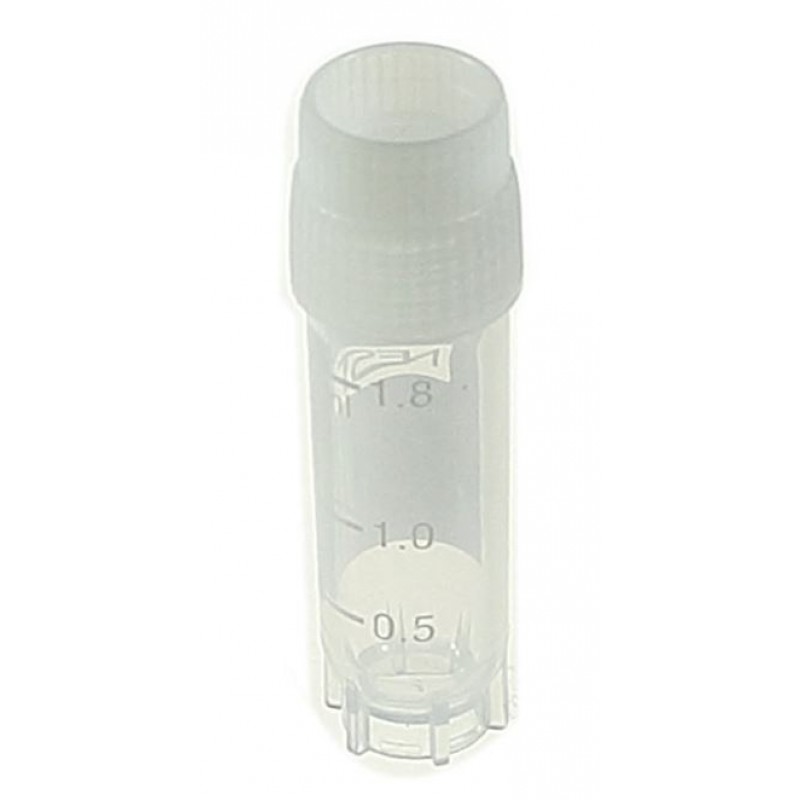SYPL SYC-0512-CV 2.0ml Cryogenic Vial, Self-Standing, External Thread, sterile 50/pk, 500/box, 2000/cs