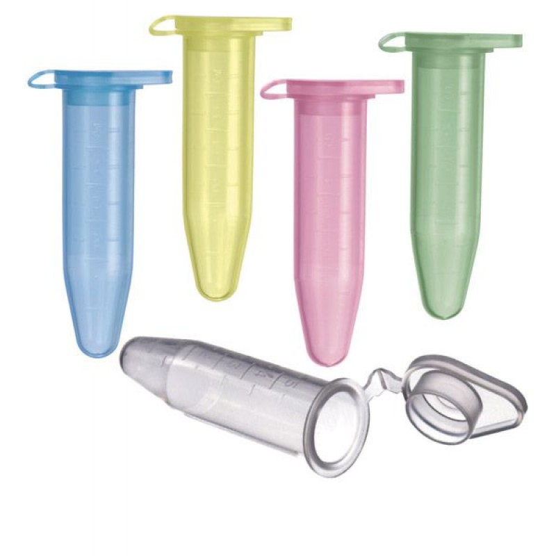 T2076A Argos 5 mL Macro Centrifuge Tube, Non-Sterile, Clear (200 Tubes/Bag)