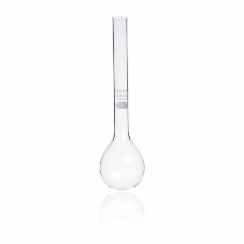 KIMBLE® 27400-800 KIMAX® Kjeldahl Flask, tooled neck, 800 mL