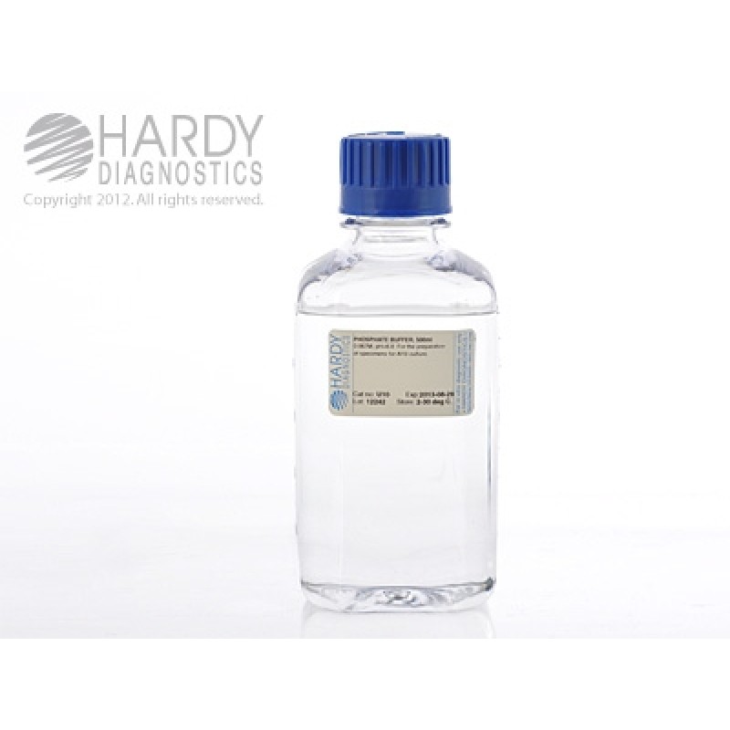 Hardy Diagnostic U10 Liquid Culture Media, Phosphate Buffer Bottle,  500 mL, 365 Day Shelf Life (Pack of 1)