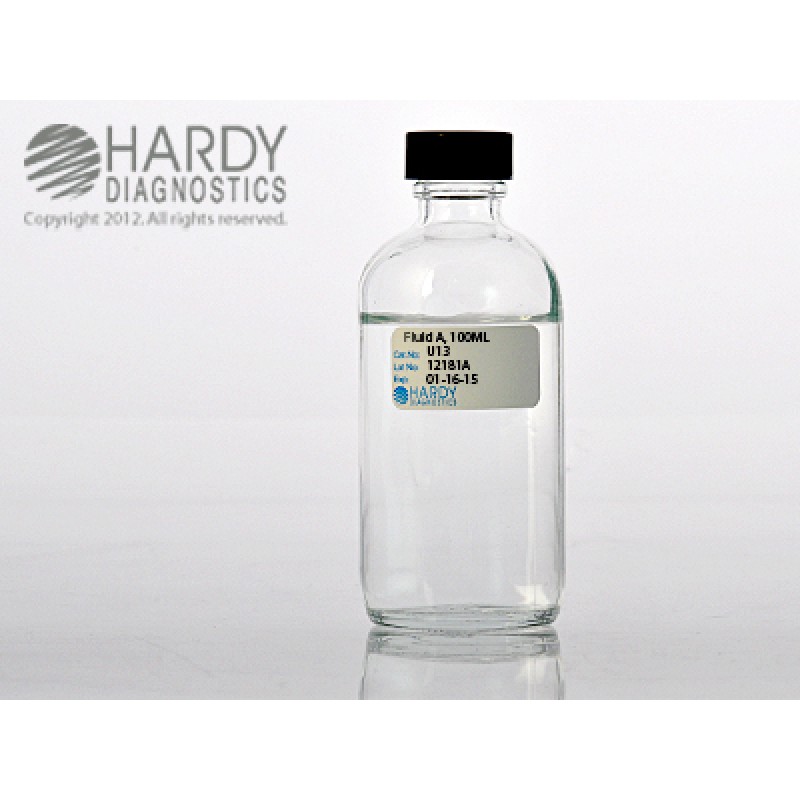 Hardy Diagnostic U13 Liquid Culture Media, Fluid A Bottle,  100 mL, 180 Day Shelf Life (Pack of 20)