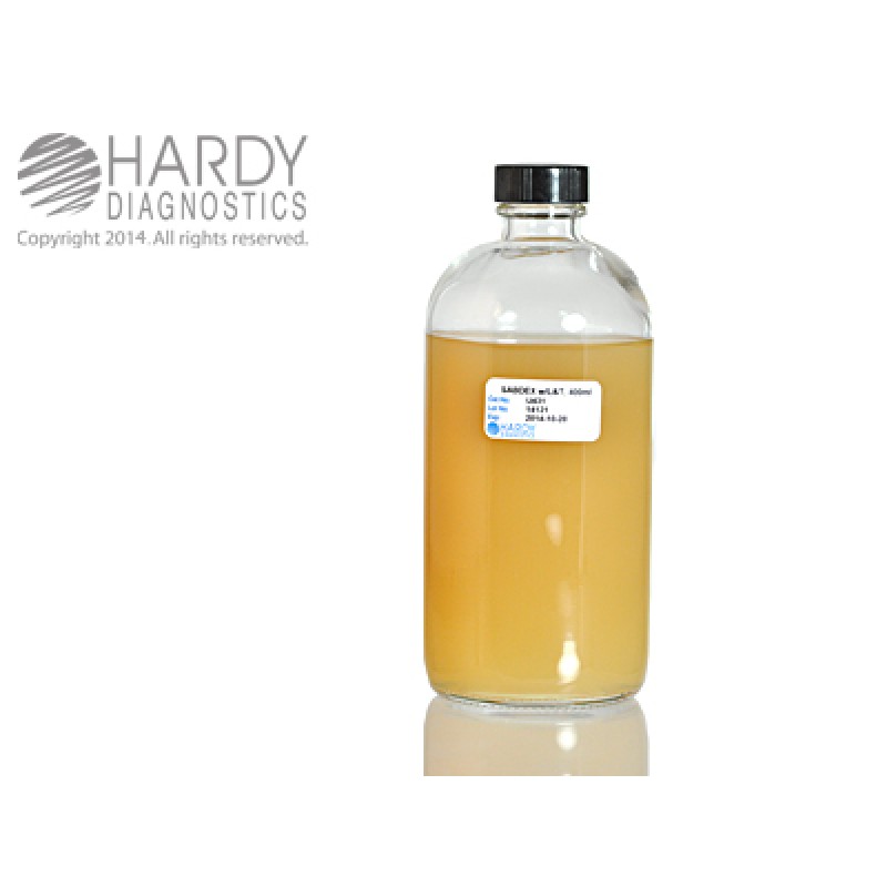 Hardy Diagnostic U431 Liquid Culture Media, Sabdex Agar w/ L&T Bottle,  400 mL, 180 Day Shelf Life (Pack of 12)