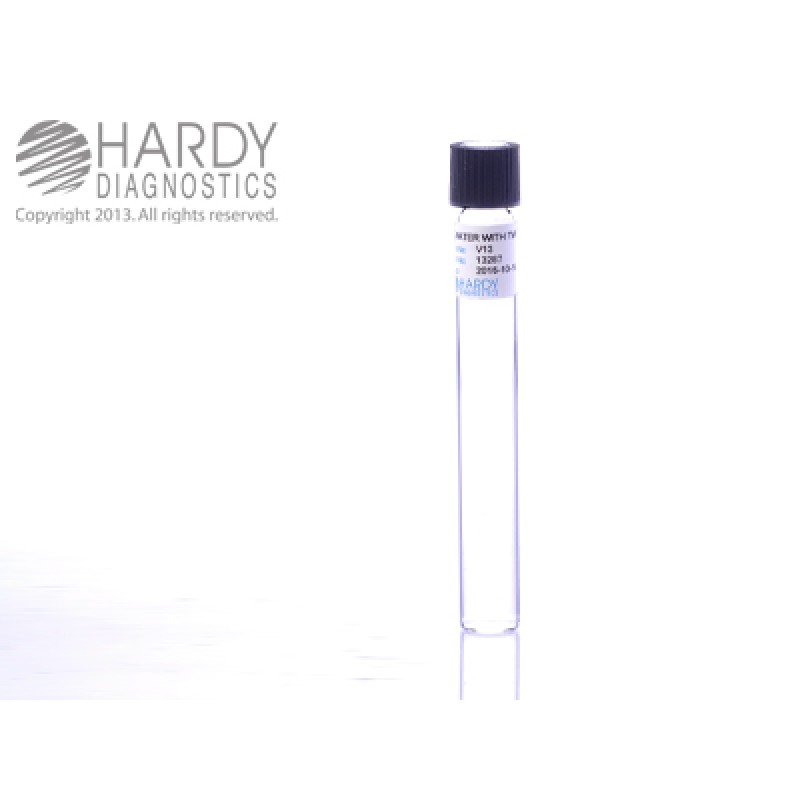 Hardy Diagnostic V13 Liquid Culture Media, Water w/ Tween Tube,  13 mL, 730 Day Shelf Life (Pack of 20)
