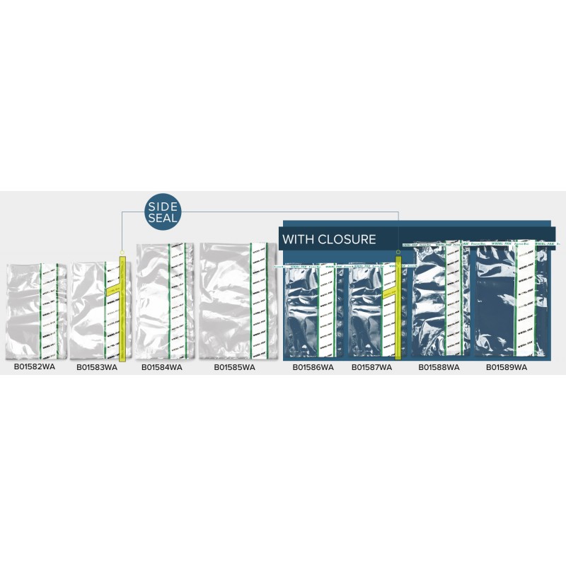 B01586WA Whirl Pak Printed Verticle Filter Bag, 55 oz., 10" W x 15" L (Box of 250)