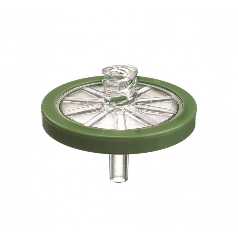 GE Life Sciences Puradisc 10462243 Whatman Syringe Filter, 0.8 µm, 30 mm, Cellulose Acetate Membrane, Non-Sterile (Pack of 500), Cellulose Acetate, 0.8 µm, 30 mm, 5.7 cm² Filtration Area, FLL Inlet, MLS Outlet, White, Non-Sterile (10462243 Whatman Syringe