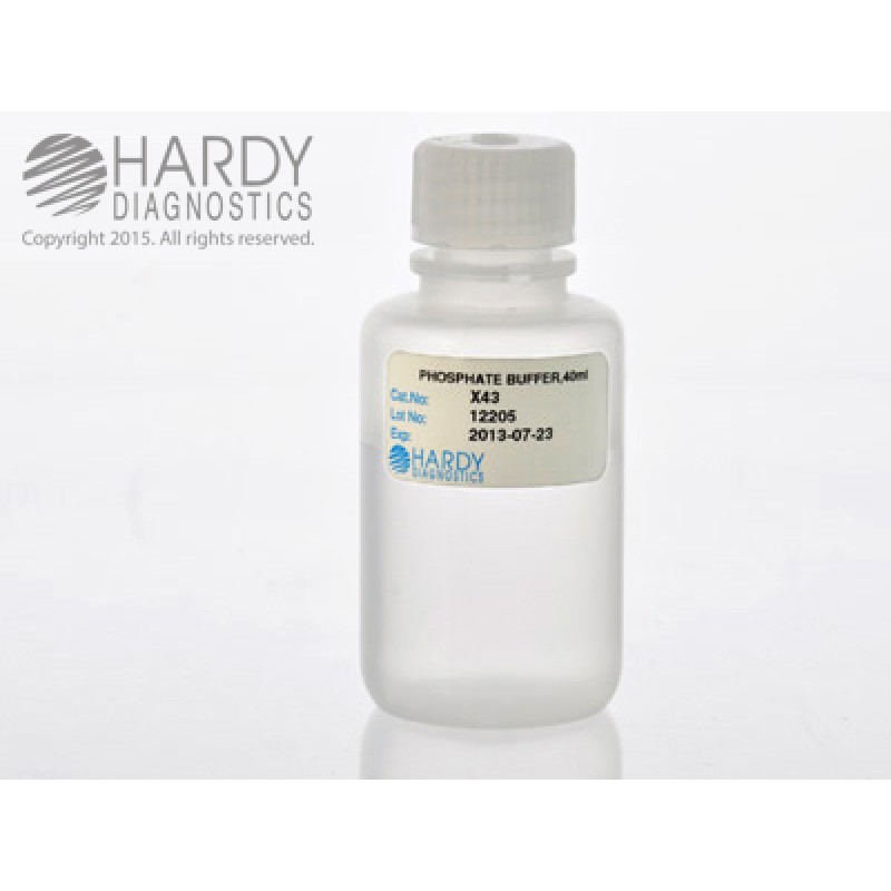 Hardy Diagnostic X43 Liquid Culture Media, Phosphate Buffer Bottle,  40 mL, 365 Day Shelf Life (Pack of 25)