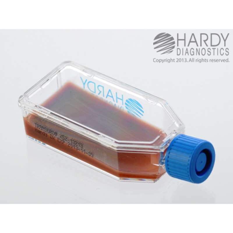 Hardy Diagnostic X52 Broth, Transgrow Plastic HardyFlask,  100 Day Shelf Life (Pack of 20)