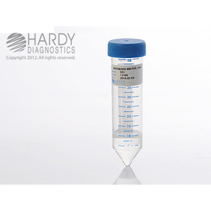 Hardy Diagnostic X61 Liquid Culture Media, Deionized Water Centrifuge Tube,  10 mL, 365 Day Shelf Life (Pack of 25)