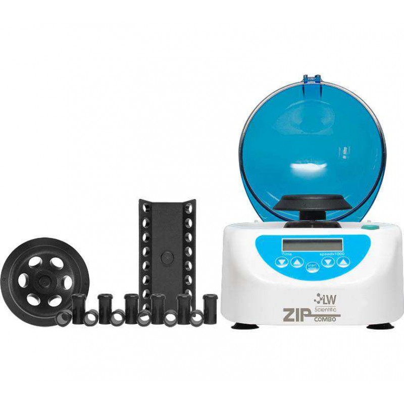 ZCC-06AD-02T3, ZIP Combo Centrifuge, 6-Place, 1.5-2 mL, Micro-Tube Rotor, 12,000 RPM, 90-240V, LW Scientific