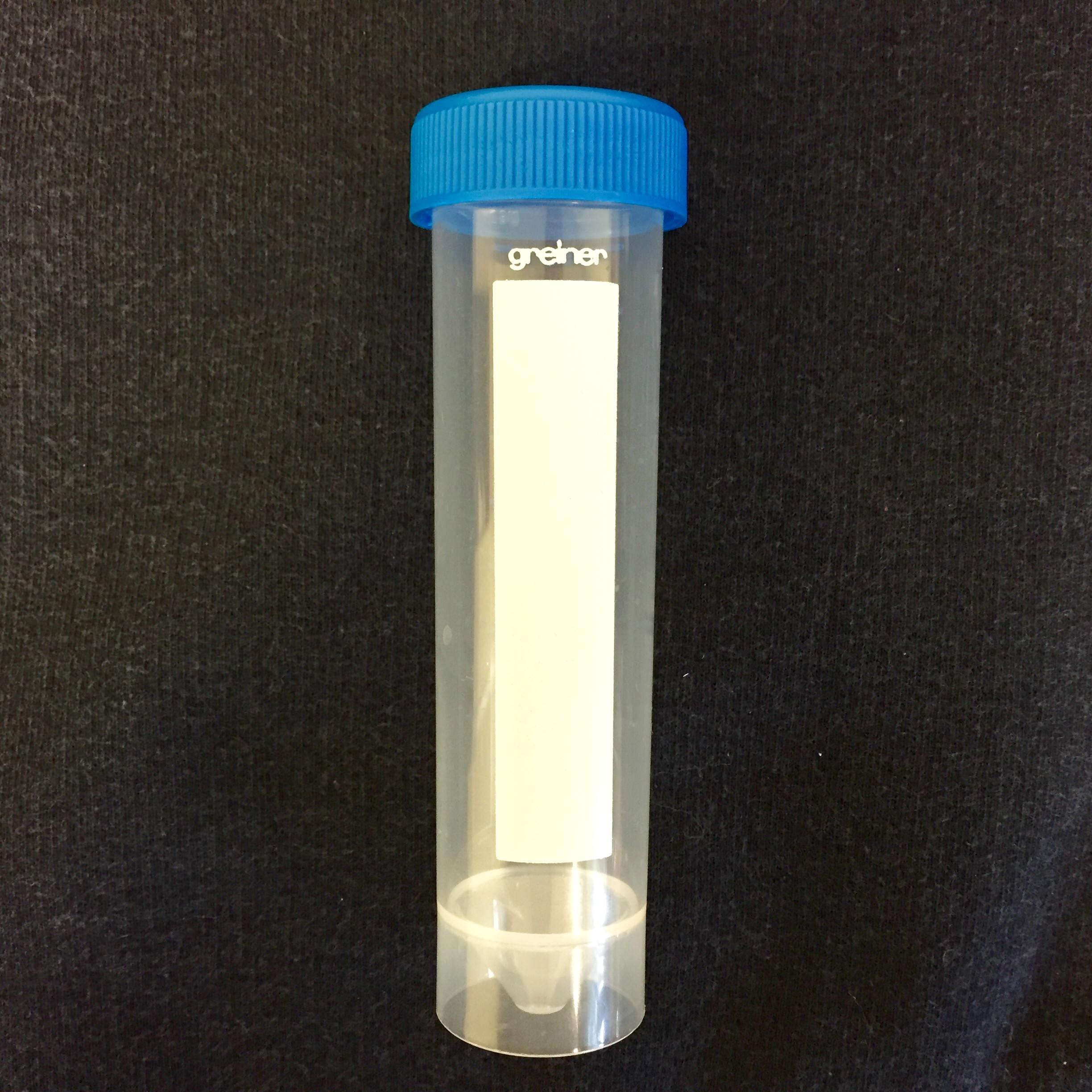 Greiner Bio 50 mL CELLSTAR Centrifuge Tube, Skirted, Natural Tube, Blue  Cap, Sterile (25 Tubes/Bag, 450 Tubes/Case), 210261