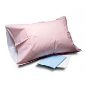 TIDI Products, LLC 919363 Pillowcase, 21" x 30", Tissue/ Poly, Blue, 100/cs