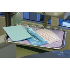 Crosstex International FABL Tray Cover, Size A, Weber/ Chayes, 9½" x 12¼", Blue, 1000/ctn, 3 ctn/cs