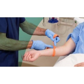 IV Start Kit, Includes: (1) CHG Skin Antiseptic Swab 1ML; (1) 3/4" x 18" Tape; (2) 2" x 2", 4-Ply Gauze; (1) 2 3/8" x 2 3/4" Transparent Dressing; (1) 3/4" Blue, Textured Tourniquet; (1) Change Date Label, 100/cs (Continental US Only)