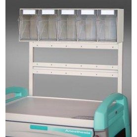 Capsa Healthcare 12087 Ancillary Tilt Front Bin - 5 Bin Unit (DROP SHIP ONLY)