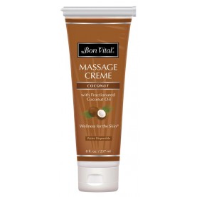 Hygenic/Performance Health BVCOC8ZT Coconut Massage Crème, 8 oz Refillable Tube, 12/cs (Cannot be sold to retail outlets and/ or Amazon) (US Only)