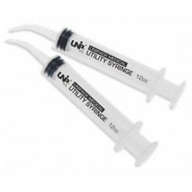 Dukal Corporation URS-55112 Utility Syringes, Curved, 12cc, 50/bx, 10 bx/cs