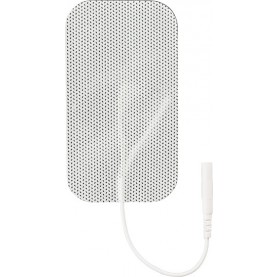 Compass Health E1P2035WC2 Compass Electrodes, 2" x 3.5" Rectangular, White Cloth, Poly Bag, Latex Free, 4/pk (092787)