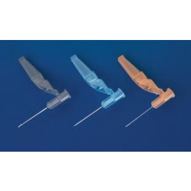 ICU Medical 402110 Needle, Safety, Edge® Hypodermic, 21G x 1", Green, 100/bx, 10 bx/cs (US Only)