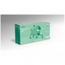 Ventyv 10319108 Glove, Exam, Nitrile, Plus, Bull, Powder-Free, Small, 100/bx, 10bx/cs (Continental US Only)