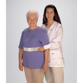 TIDI Products, LLC 6556 Gait Belt, White, 66", Nickel Buckle, 50/cs (Continental US + HI Only)