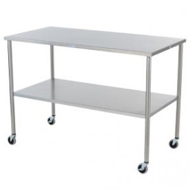 Blickman Industries 0117833000 Howard Instrument Table 36"W x 34"H x 24"D w/Shelf (DROP SHIP ONLY)