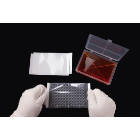 100-THIN-PLT Excel Scientific ThinSeal Microplate Sealing Film for ELISA Sealing Film, Polyester, Clear, 25 µm Thick, Not Sterile (Pack of 100)