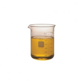 Corning 1000-1L Pyrex Glass 1 Liter Graduated Low Form Griffin Beaker, 50mL Graduation Interval, with Double Scale (Pack of 6)