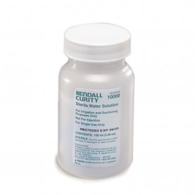 Sterile Water Bottle, 3.38 oz, Safety Seal, 6/pk, 8 pk/cs (Continental US Only) (Temporarily Unavailable for Sale)