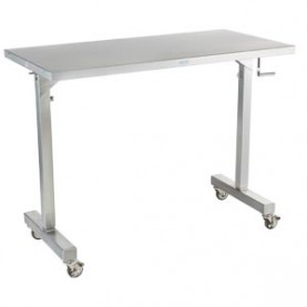 Blickman Industries 0157892000 Georgetown Instrument Table Adjustable Height 36"W x (36 - 56)"H x 20"D (DROP SHIP ONLY)
