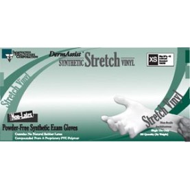 Innovative Healthcare Corp., Inc. 162100 Gloves, Exam, Small (6½ - 7), Stretch Vinyl, Non-Sterile, PF, Smooth, 100/bx, 10 bx/cs (75 cs/plt)