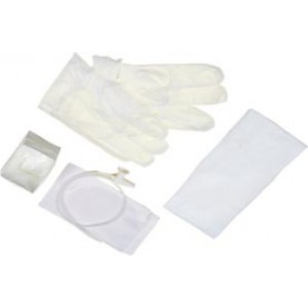 Amsino International, Inc. AS383 Graduated Catheter Kit, 10FR, Pop-Up Solution Cup & 1 pr of Vinyl Gloves, 50/cs
