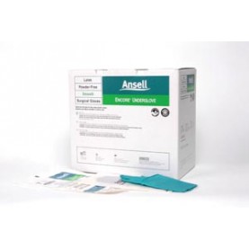 Ansell 2018465 Surgical Gloves, Sterile, Latex, Powder Free (PF), Size 6½, 50 pr/bx, 4 bx/cs (US Only)