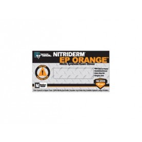 Innovative Healthcare Corp., Inc. 189400 Gloves, Exam, XX-Large, Nitrile, Non-Sterile, PF, Textured, 6.5 mil Finger Thickness, High Risk, Orange, 100/bx, 10 bx/cs
