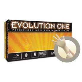 Ansell EV-2050-L Exam Gloves, PF Latex, Textured, Large, 100/bx, 10 bx/cs (60 cs/plt) (US Only)