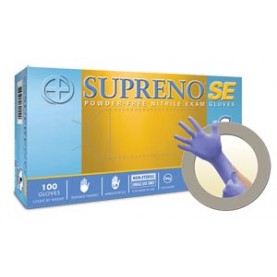 Ansell SU-690-M Exam Gloves, Nitrile, PF, Latex-Free, Textured Fingers, Blue, Medium, 100/bx; 10 bx/cs (US Only)