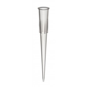 Labcon 200 µL Bevel Point Pipette Tips, Racked, 9600 Tips, Clear