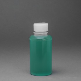 10620-0015 Bel-Art Round,  HDPE 125 mL Bottle, with PP Screwcap, No Graduations (Pack of 12)