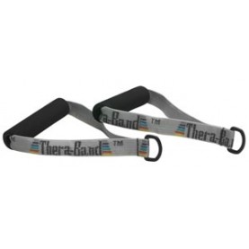 Hygenic/Theraband 22121 Exercise Handles with "D" Ring Connector, Set of 2, 36 set/cs (US Only)